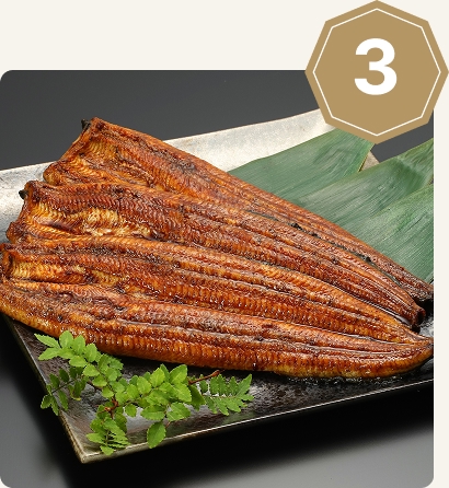 直営店売店人気ランキング3位:浜名湖うなぎの長蒲焼