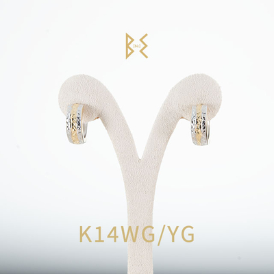PE K14WG/YG 中折れピアス