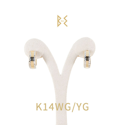 PE K14WG/YG 中折れピアス