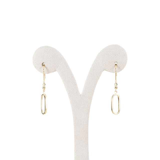 K18 ジプシーピアス K18 丸玉 5mm フック式 ジプシー ピアス ピンク