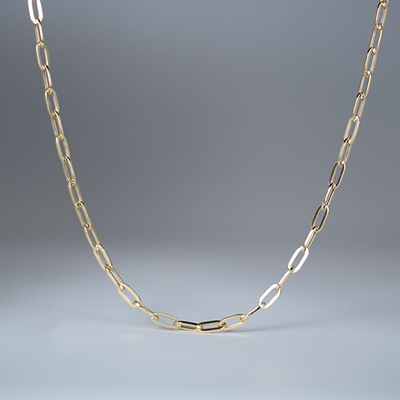 K18 クリップチェーン 線径0.65mm 約50cm