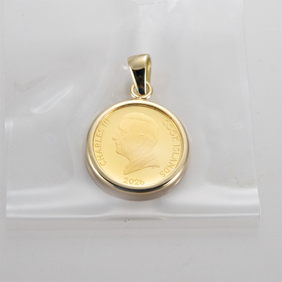 2026年 午年 純金1/30オンスコイン & K18シンプル枠