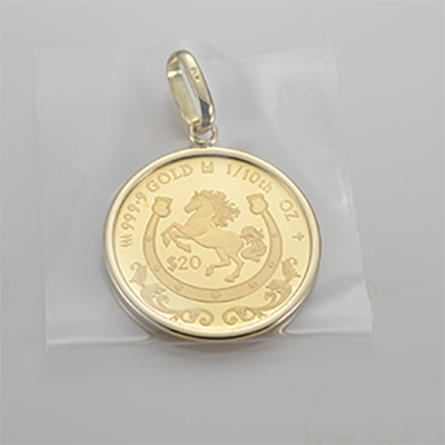 2026年 午年 純金1/10オンスコイン & K18シンプル枠