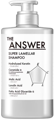 THE　ANSWER　スーパーラメラシャンプー　ポンプ　４００ｍｌ