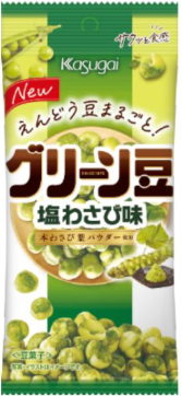 スリムグリーン豆　塩わさび味３８ｇ
