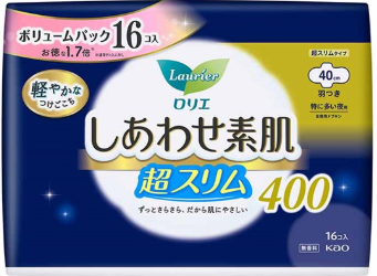 ロリエしあわせ素肌ボリュームパック超スリム特に多い夜１６個