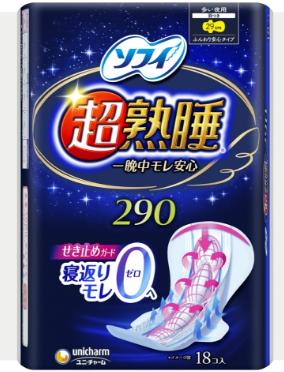 ソフィ　超熟睡ガード２９０１８枚