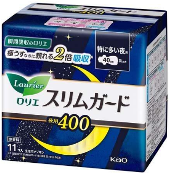 ロリエスリムガード　しっかり夜用４００　１１コ入１１個