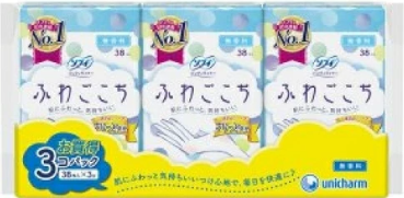 ソフィふわごこち　無香料３８枚×３