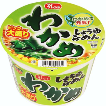 大盛りわかめ醤油ラーメン１００ｇ