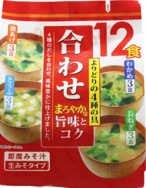 ＮＩＤ　ひかり味噌　みそ汁アソート１２食