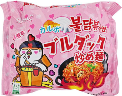 カルボナーラブルダック炒め麺袋１３０ｇ