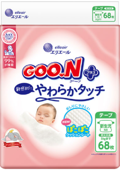 グーンプラス　敏感肌にやわらかタッチ　ＳＳ６８枚