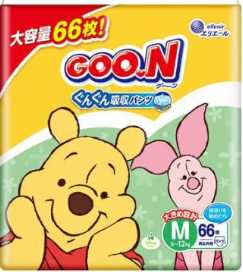 グーン　ぐんぐん吸収パンツ　Ｍ６６枚