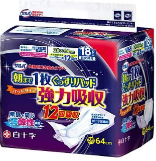 サルバ朝まで１枚ぐっすりパッド