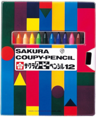 クーピーペンシル１２色　ソフトケースＦＹ１２－Ｒ１