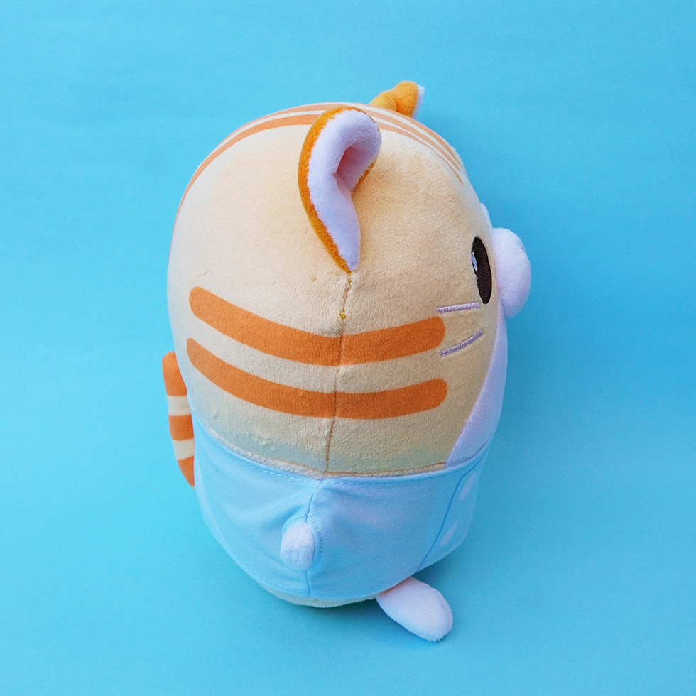 ねこ店長20cmぬいぐるみ右側