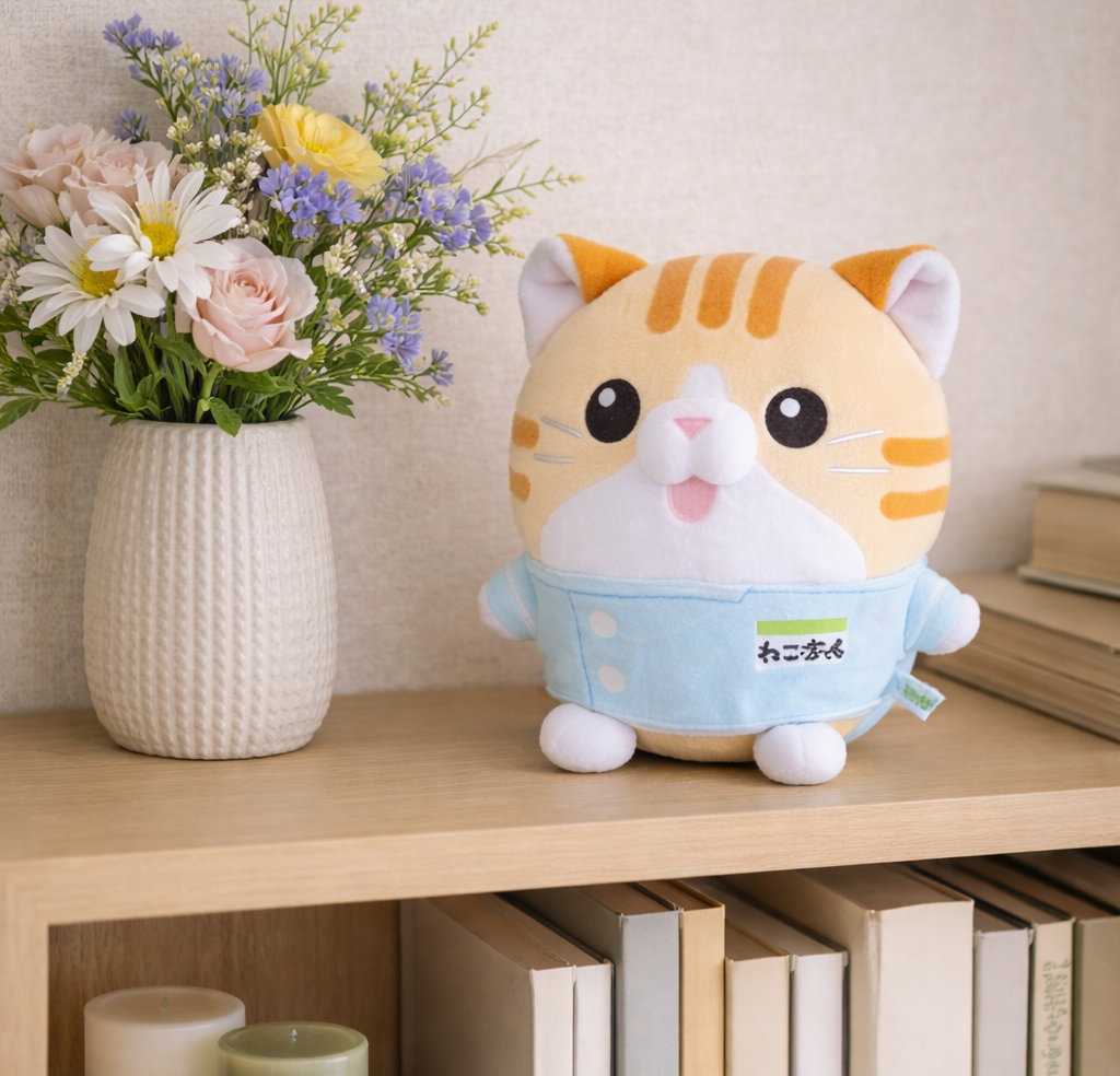 ねこ店長ぬいぐるみの画像