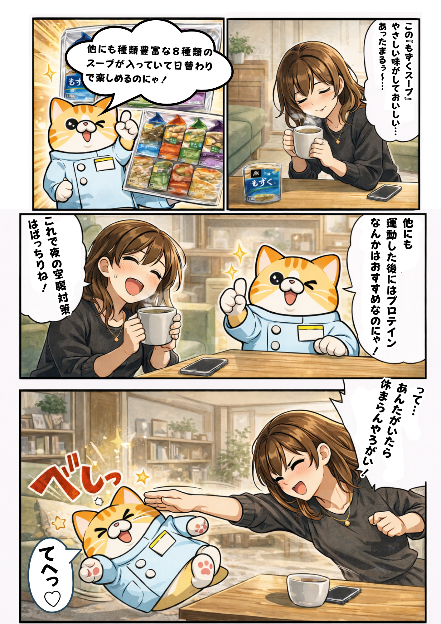 夜の軽食の選び方（漫画2）