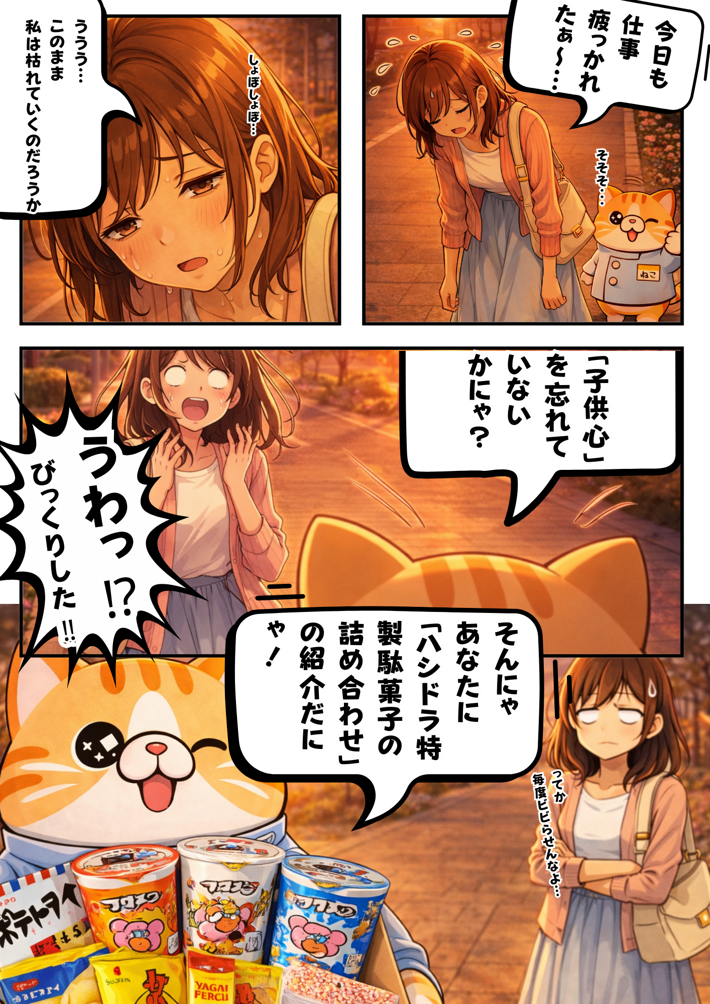 春の懐かしの駄菓子詰め合わせ 漫画 1ページ目