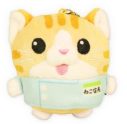 ねこ店長キーホルダー型ストラップ