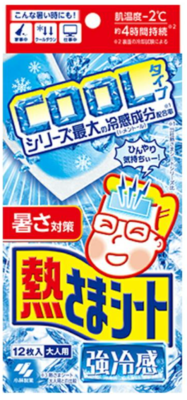 熱さまシート　強冷感　１２枚入