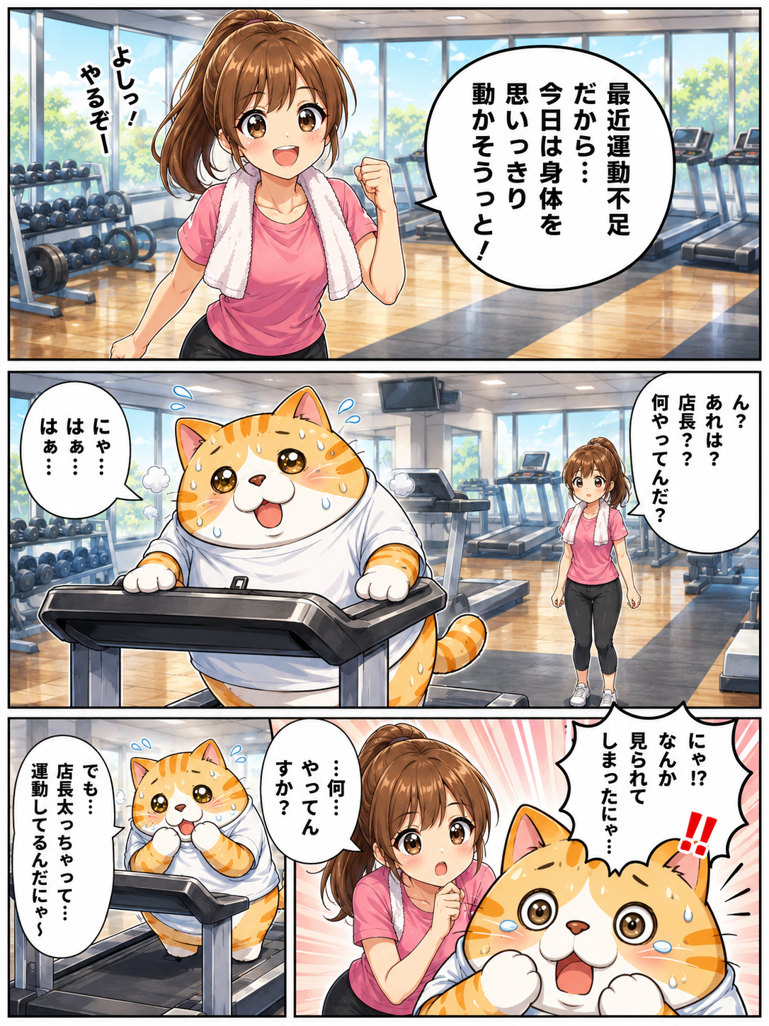 漫画 1ページ目：iBODY マイコミットMCTゼリーの紹介