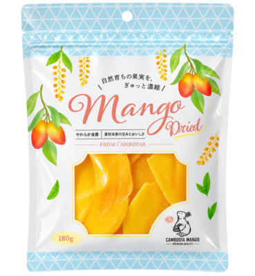ドライマンゴー リッチカット（カンボジア産）　１８０g
