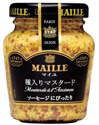 ＭＡＩＬＬＥ　種入りマスタード　１０３ｇ