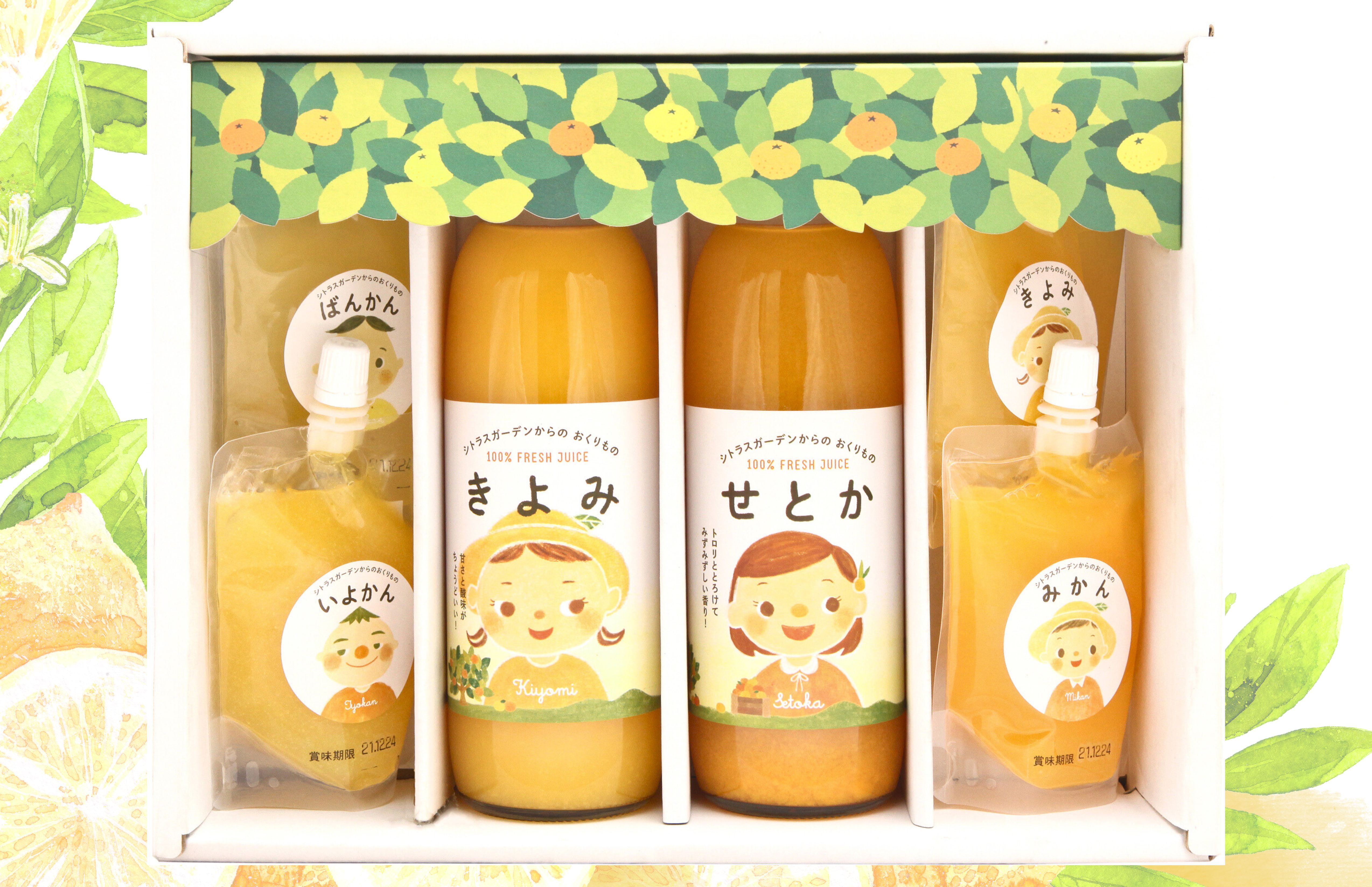 シトラス飲むゼリーとジュースセット | Seiyo Color