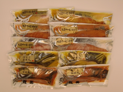 北欧サーモン・銀だら漬魚詰合せ