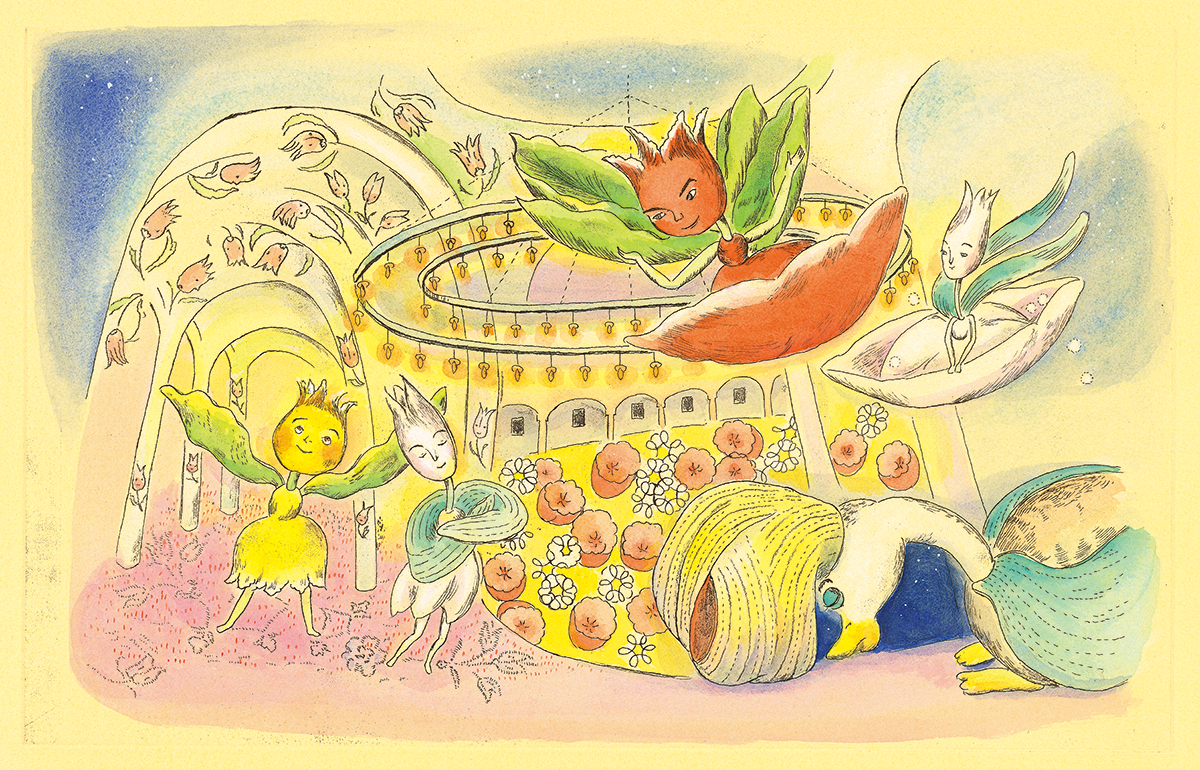 チューリップの秘密」版画(額付） | ドゥブル イグレック