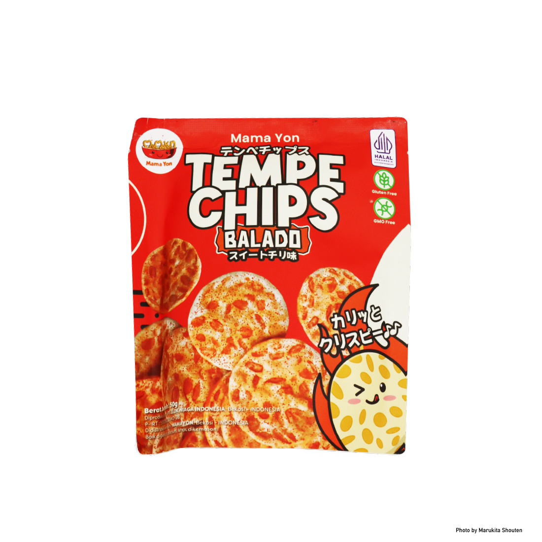 Mama yon Tempe Chips Balado テンペチップス スイートチリ味