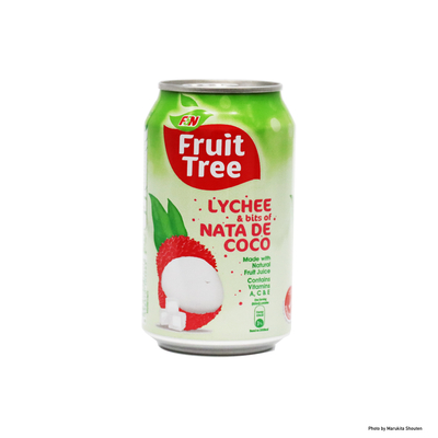 F&N Fruit Tree Laici & Cebisan Nata De Coco ナタデココ入りライチジュース