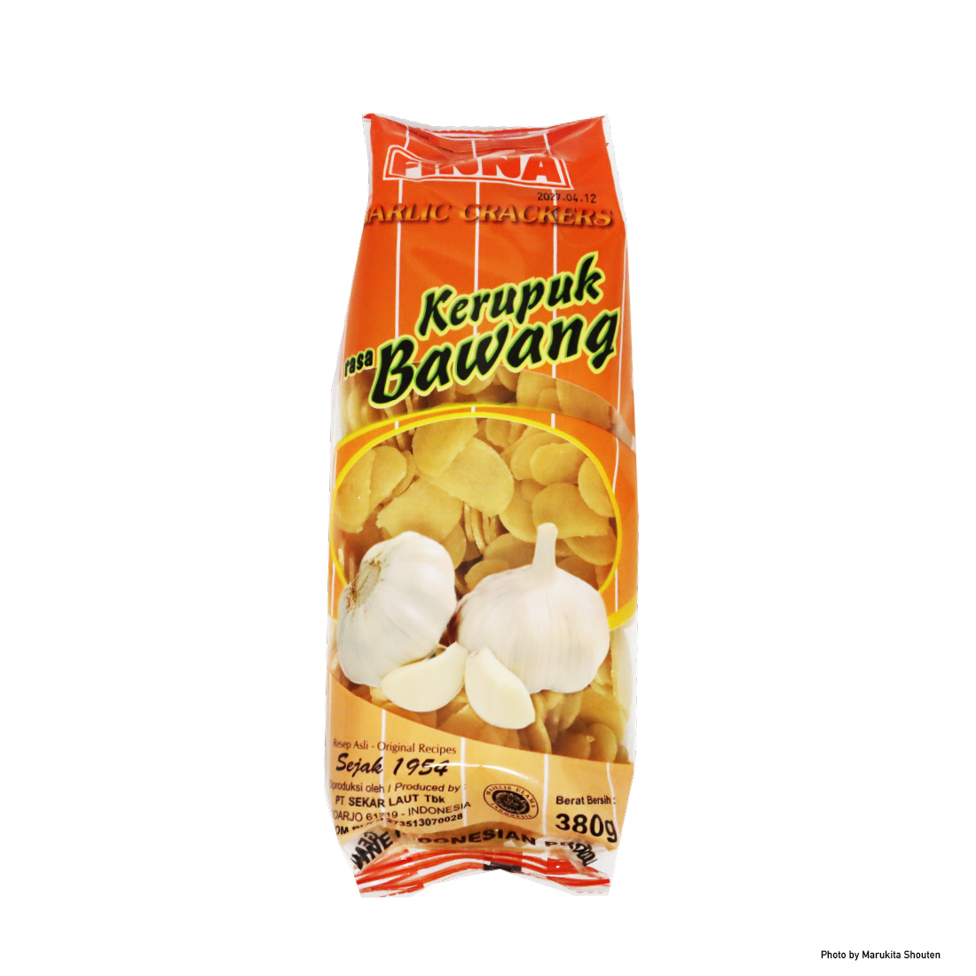 FINNA Kerupuk Bawang フィンナ クルプック バワン にんにくせんべい