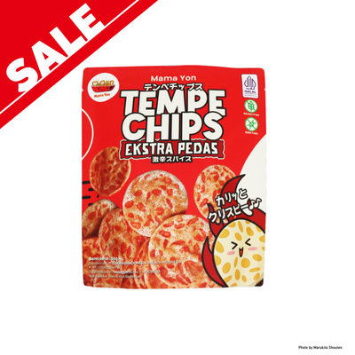 【SALE】Mama yon Tempe Chips Ekstra Pedas テンペチップス 激辛スパイス