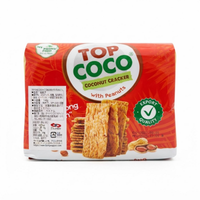 TOP COCO COCONUT CRACKER with Peanuts