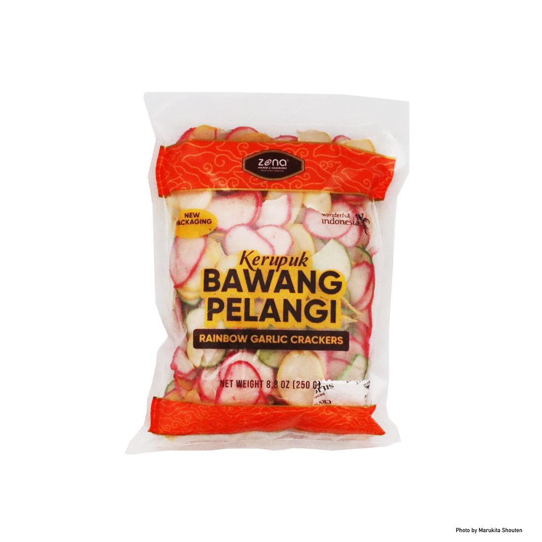 ZONA Kerupuk Bawang Pelangi レインボーガーリッククラッカー（フライ