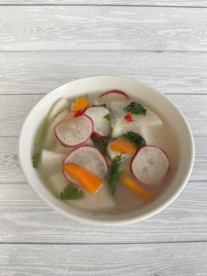 彩り野菜の水キムチ