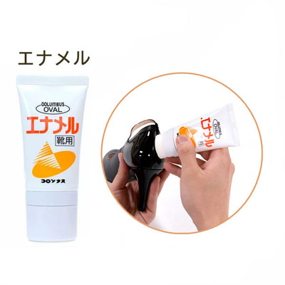 オーバル エナメルクリーム 50mL 光沢 ツヤ出し エナメル 靴 くつ 手入れ 艶