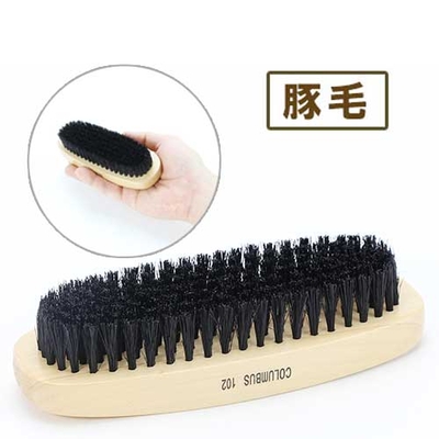 ブラシ 102(豚毛) 靴用 シューズブラシ 長さ 約14.5ｃｍ くつ ホコリ