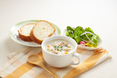 セルディアクラムチャウダー風10袋入り1箱 クラムチャウダー 150g | 宮島醤油オンラインストア