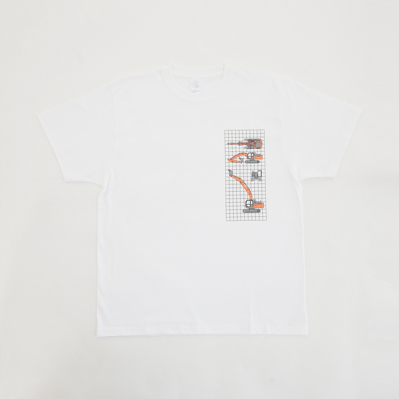 Tシャツ_ZX200-7ダイアグラム（ホワイト）の画像 4枚目
