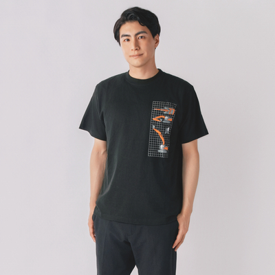 Tシャツ_ZX200-7ダイアグラム（ブラック）の画像