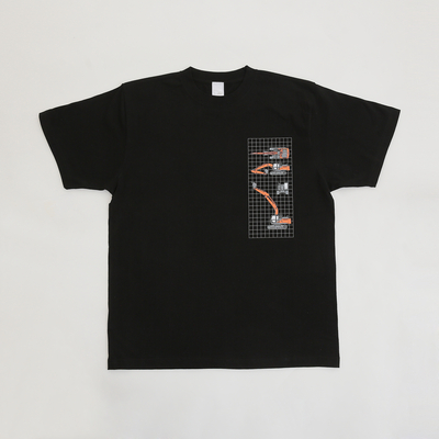 Tシャツ_ZX200-7ダイアグラム（ブラック）の画像 4枚目
