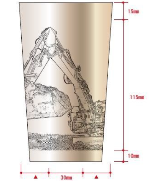 JOCHUM タンブラー ZAXISサーモタンブラー ゴールド 450ml | 日立建機日本グッズストア