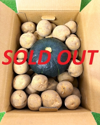 十勝めむろ産　じゃがいも＆かぼちゃセット10Kｇ