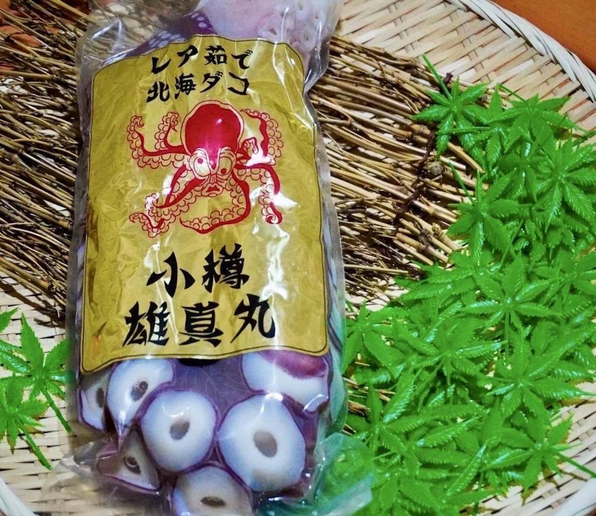 レア茹で北海ダコ L １kg 小樽 雄真丸