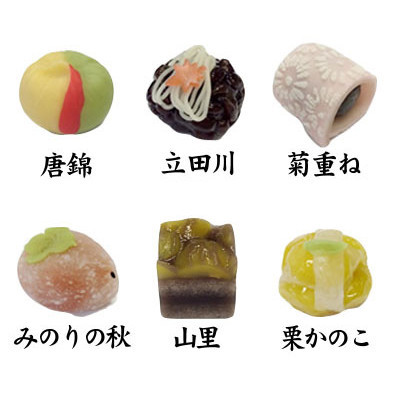 季節の上生菓子6種入り