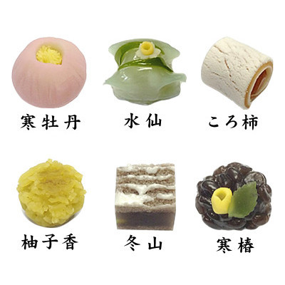 季節の上生菓子6種入り